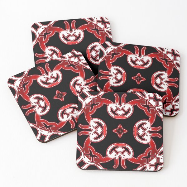 Item preview, *Funny Unique Geometric Abstract Red White Rabbit Pattern* designed and sold by Ralek.