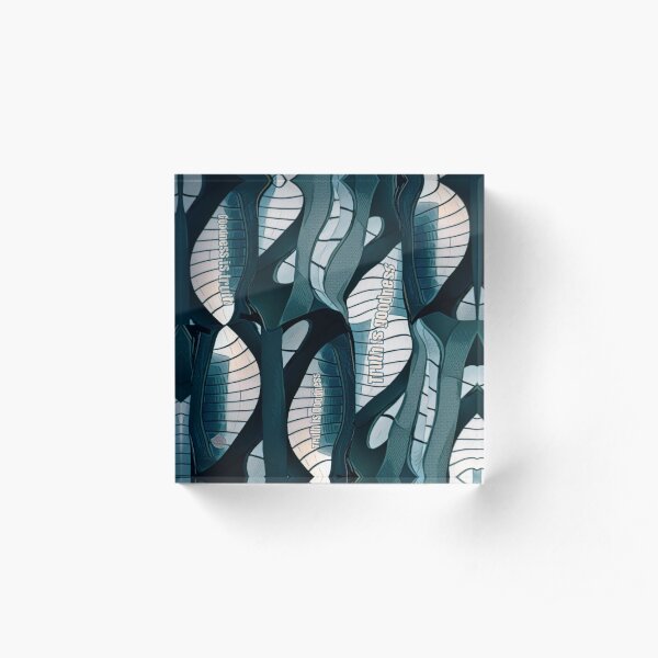 Truth is goodness, Goodness is truth Acrylic Block