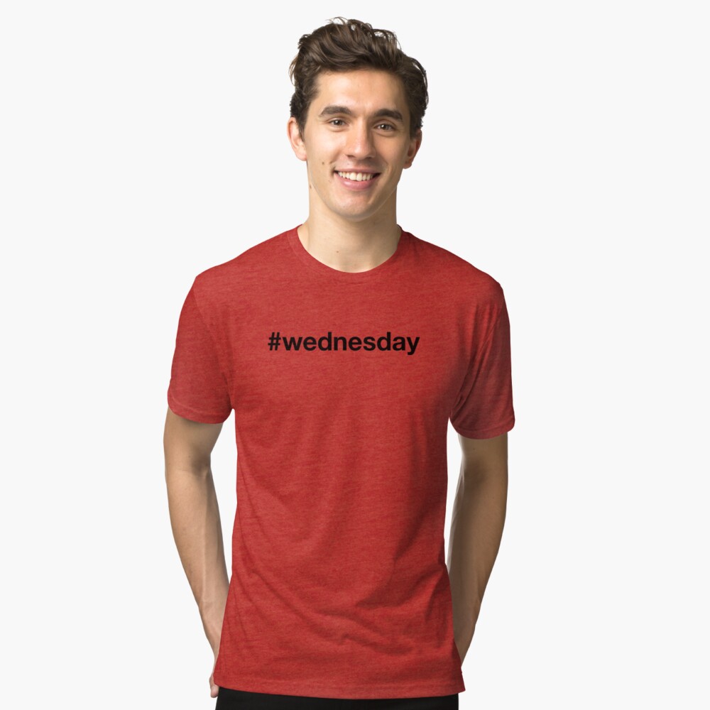 "WEDNESDAY" T-shirt by eyesblau | Redbubble