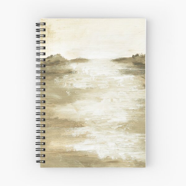 Item preview, Profundización - Pintura de paisaje abstracto de tonos tierra, beige marrón neutro designed and sold by nlsdesignllc.