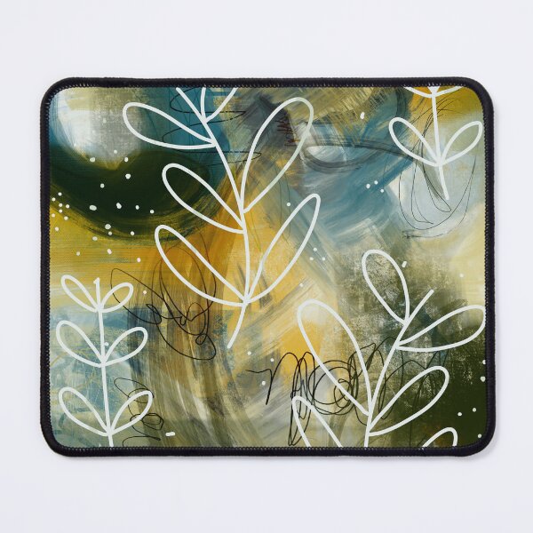 Item preview, Changing times - Abstract background with simple leaves designed and sold by Louise Rising.