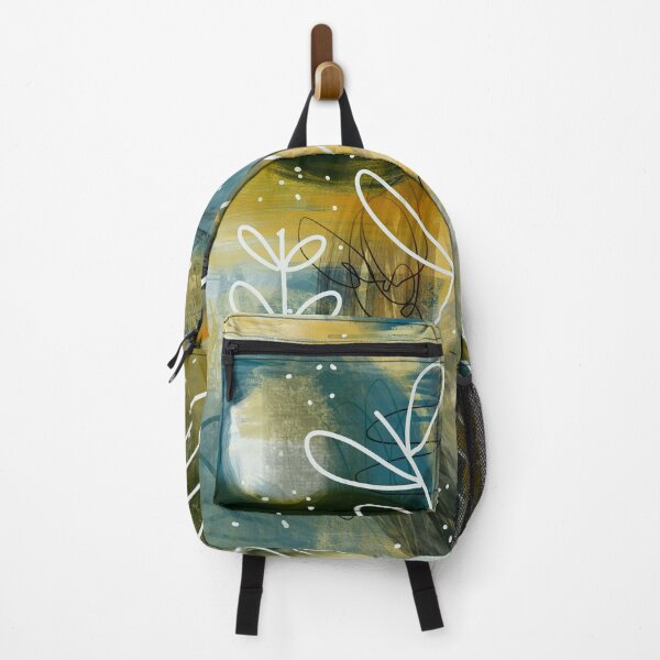 Item preview, Changing times - Abstract background with simple leaves designed and sold by Louise Rising.