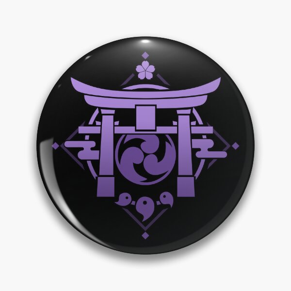 Item preview, Inazuma symbol in electro colours - Genshin Impact designed and sold by damomonkey.