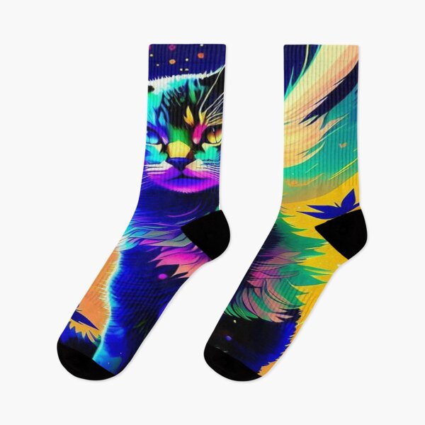Item preview, cat in neon designed and sold by Teixeira224.