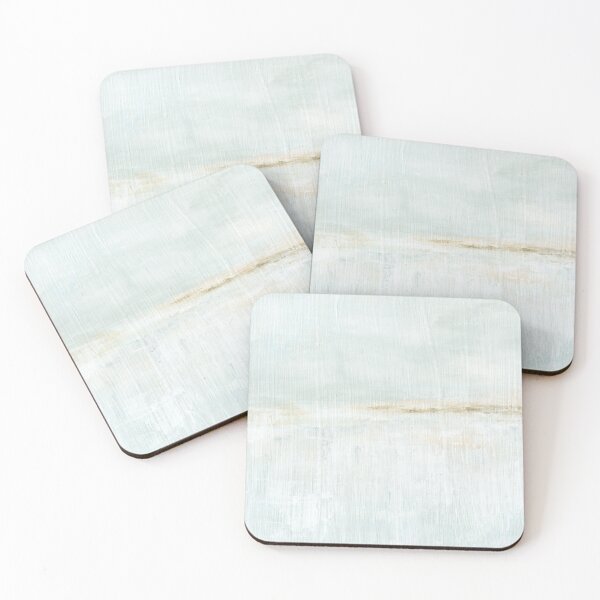 Item preview, Delightful - Modern Coastal Ocean Abstract Muted Beach Landscape Painting designed and sold by nlsdesignllc.