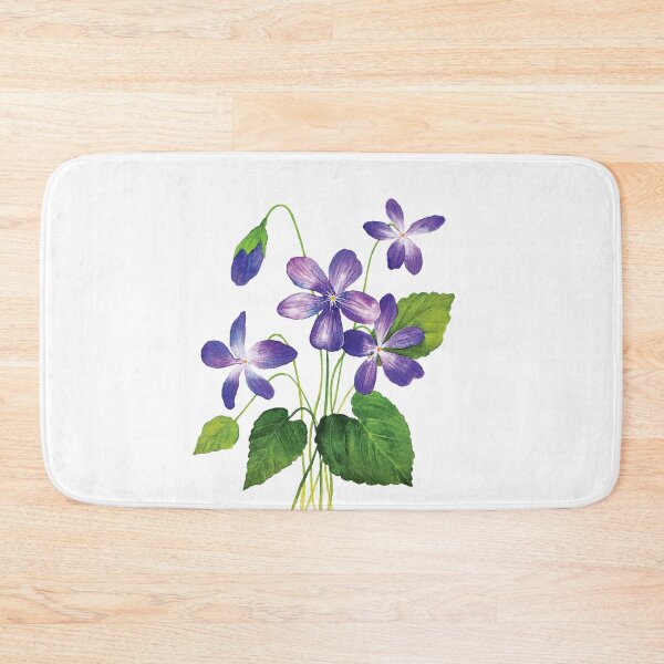 Item preview, Violet Flower Watercolor designed and sold by ug-atelier.