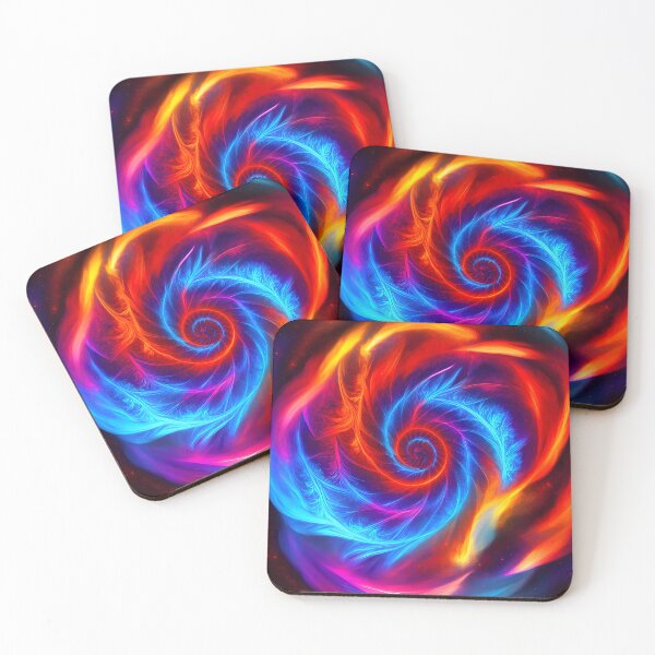 Item preview, Spiral Fire Red Blue - Spirals designed and sold by internlvisions.