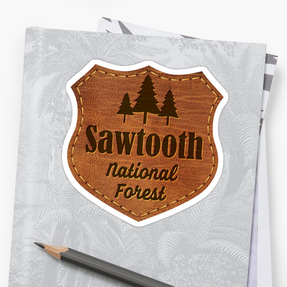 Sawtooth National Forest Sticker By Ginkgotees Redbubble