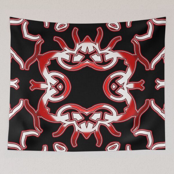 Item preview,  *Funny Unique Geometric Abstract Red White Rabbit Pattern* designed and sold by Ralek.