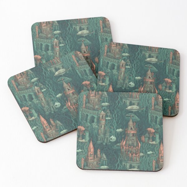 Item preview, Aquatic Atlantis: Enchanting Underwater Cityscape designed and sold by arbaxas.