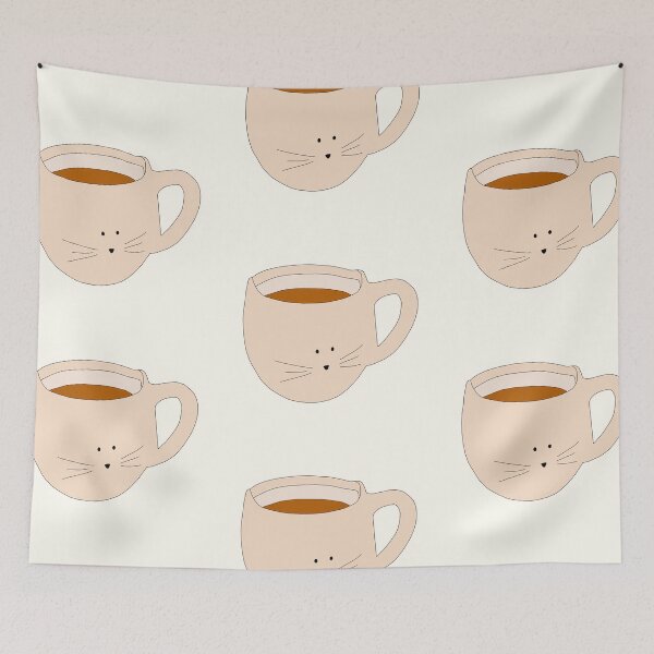 Item preview, Cat Tea Cup designed and sold by Eathusiast.