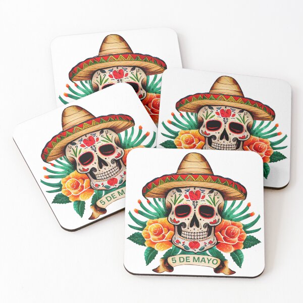 Item preview, 5 de Mayo Calavera con flores designed and sold by Jokuart.