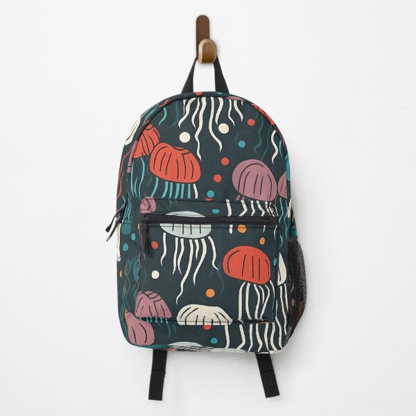 Item preview, Colorful jellyfish pattern design designed and sold by randrdesign.