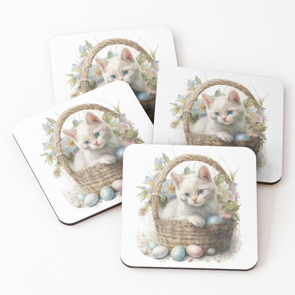 Item preview, Cat Eeaster Cute Design, Colorful Eggs designed and sold by EnzoZs.