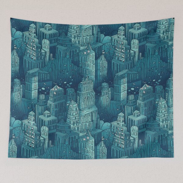 Item preview,  Oceanopolis: Submerged City Pattern of the Deep designed and sold by arbaxas.