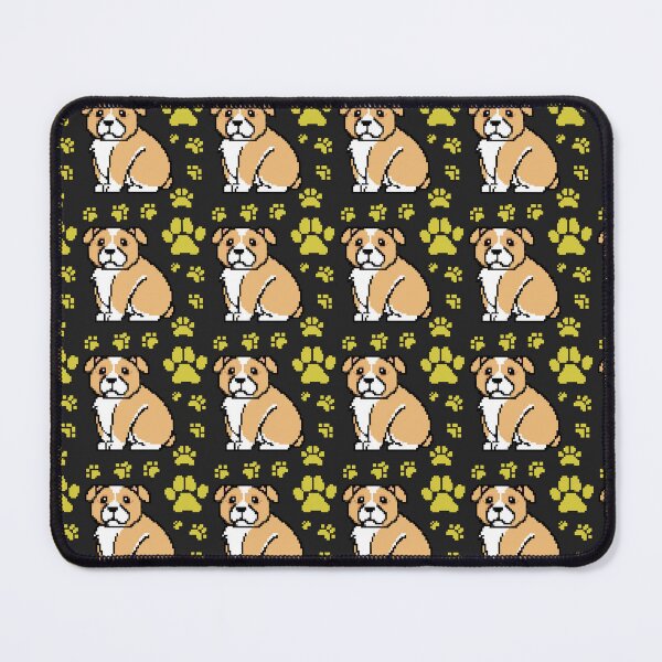 Item preview, cute doggo patterns yelllow on black designed and sold by Chaoticzarts.