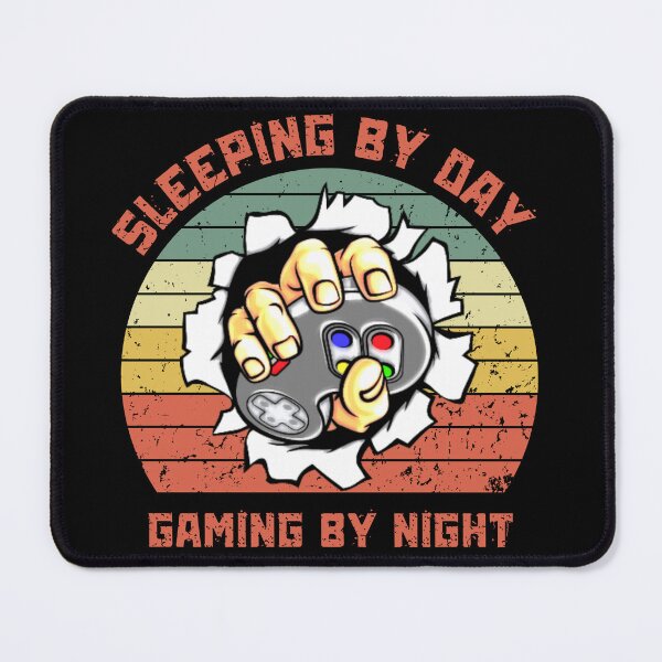 Item preview, "Sleeping by Day, Gaming by Night" Gamer Design designed and sold by DigitalByEb.