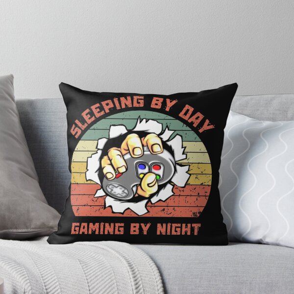 Item preview,  "Sleeping by Day, Gaming by Night" Gamer Design designed and sold by DigitalByEb.