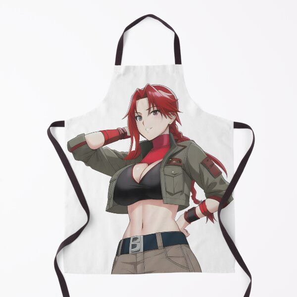 Item preview, Red-haired manga army girl designed and sold by Zanimations.