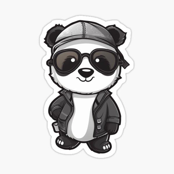 Cool Panda Sticker