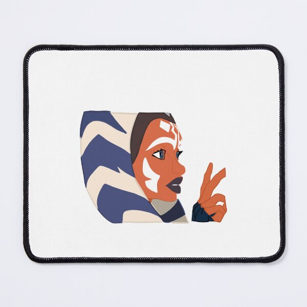 Item preview, Ahsoka Tano close up (dark background) designed and sold by zhedgehog88.