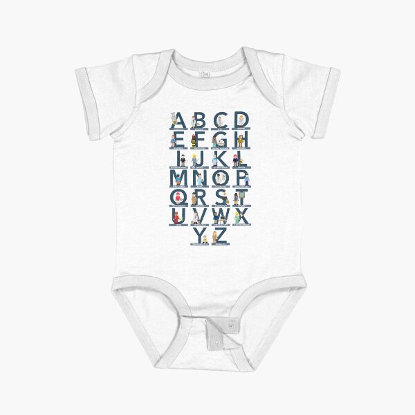 Item preview, Careers Alphabet Shirt designed and sold by babybigfoot.