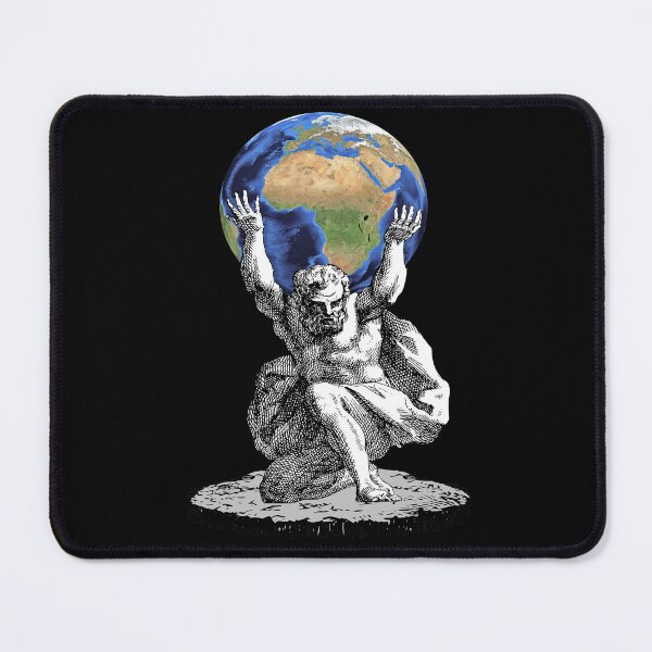 Item preview, Atlas Titan Holding Globe designed and sold by NTGUILTY.