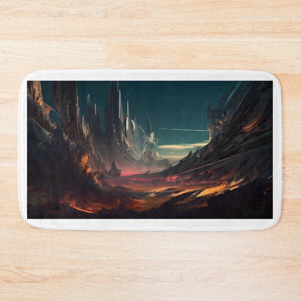 Item preview,  Abstract Alien Landscape Art designed and sold by PeteRascal.