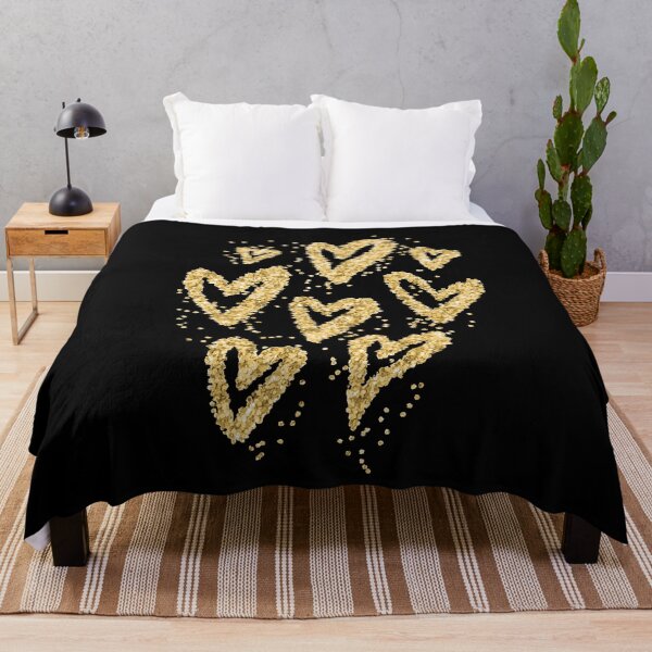 Item preview, Golden glitter hearts sparkle doodles trendy sticker design designed and sold by Bearlala.