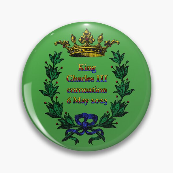 Item preview, King Charles III coronation 6 May 2023 designed and sold by SolidEarthArt.