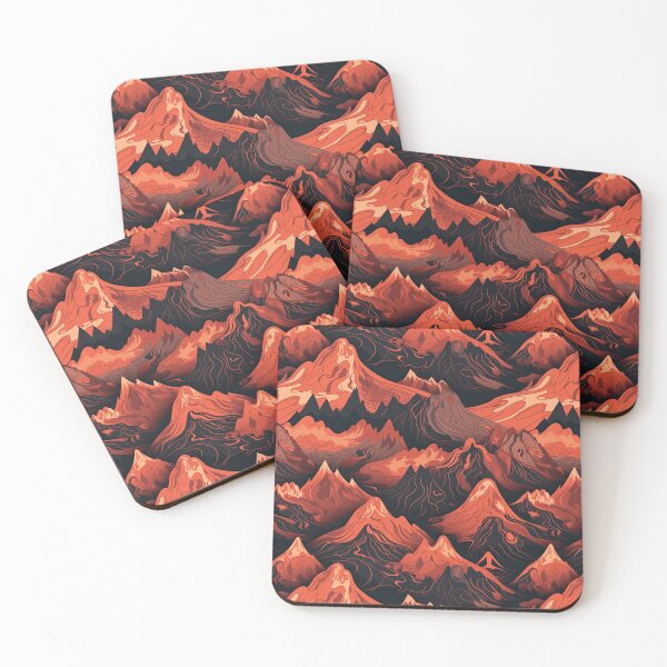 Item preview, Frostfire Peaks: Arctic Volcanoes & Icy Eruptions Pattern designed and sold by arbaxas.