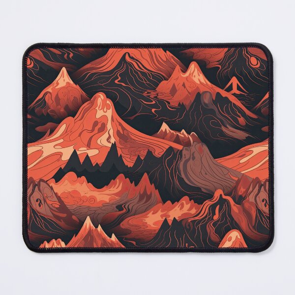 Item preview, Frostfire Peaks: Arctic Volcanoes & Icy Eruptions Pattern designed and sold by arbaxas.