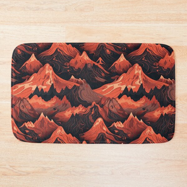 Item preview, Frostfire Peaks: Arctic Volcanoes & Icy Eruptions Pattern designed and sold by arbaxas.