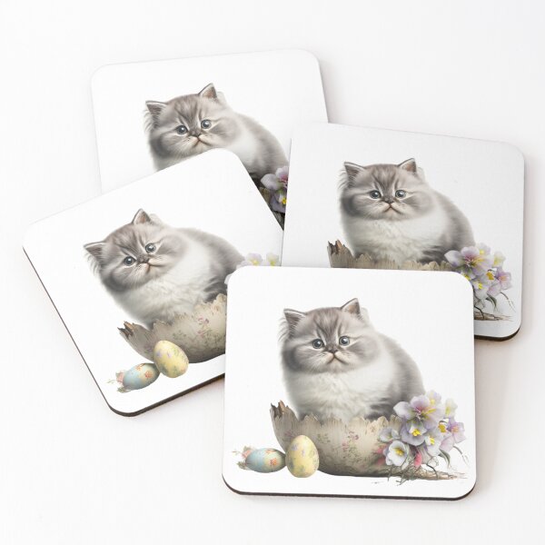 Item preview, Cat, Eeaster, Cute, Colorful Eggs, Design designed and sold by EnzoZs.