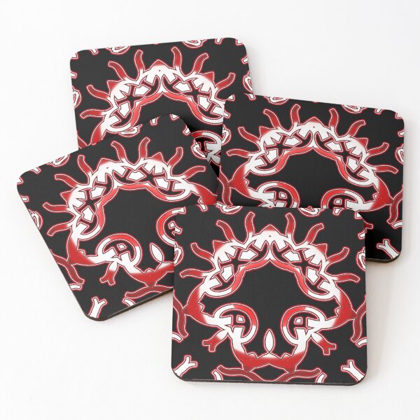 Item preview,   *Funny Unique Geometric Abstract Red White Rabbit Pattern* designed and sold by Ralek.
