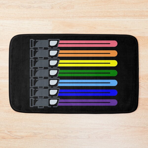Item preview, Vibrant Rainbow Lightsabers Collection - Exclusive & Trendy Sci-Fi Design designed and sold by ElLocoMus.