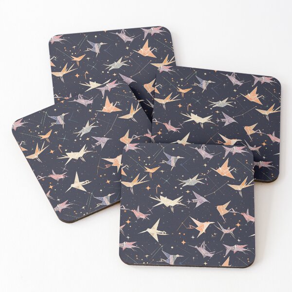 Item preview, Celestial Folds: Origami Birds & Constellation Pattern designed and sold by arbaxas.