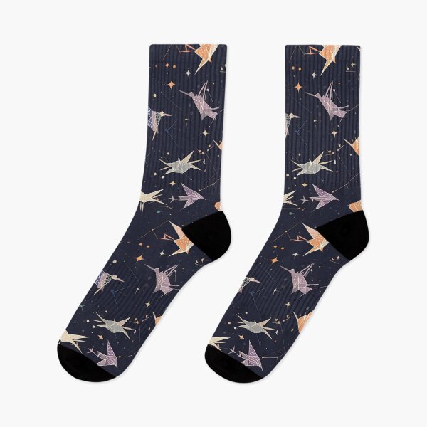 Item preview, Celestial Folds: Origami Birds & Constellation Pattern designed and sold by arbaxas.