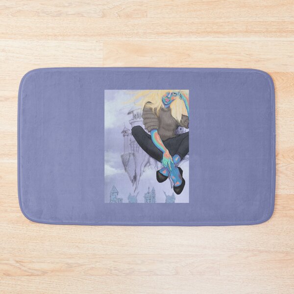 Item preview, A space girl fly on the worl designed and sold by ArtGozde.