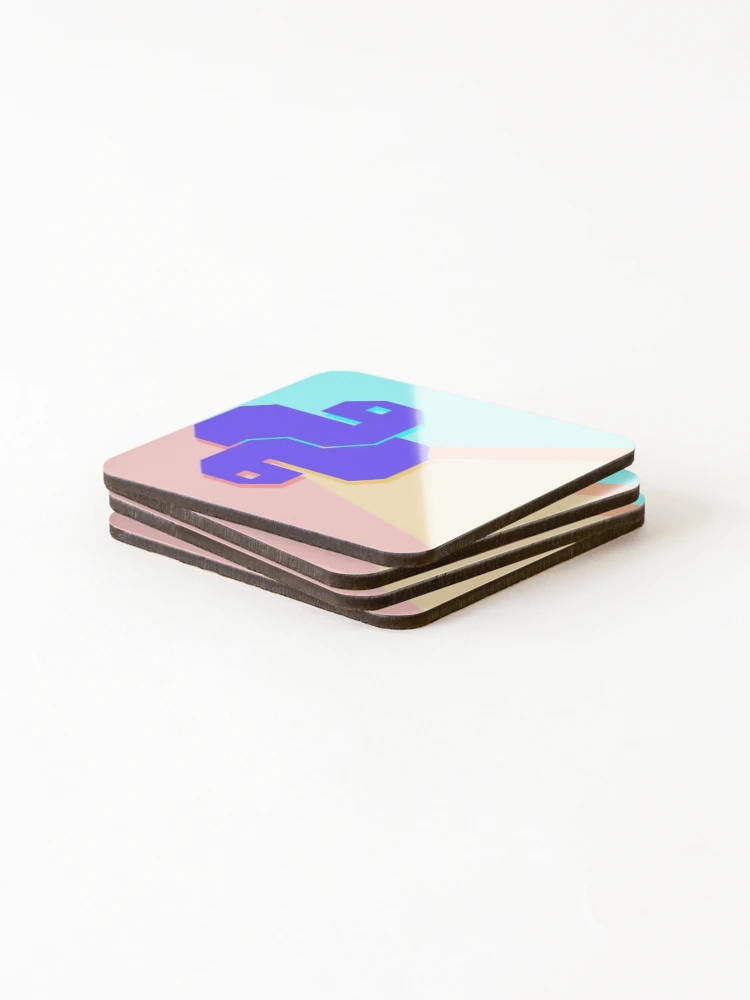 Thumbnail 4 of 5, Coasters (Set of 4), python lover designed and sold by CodeCrush.