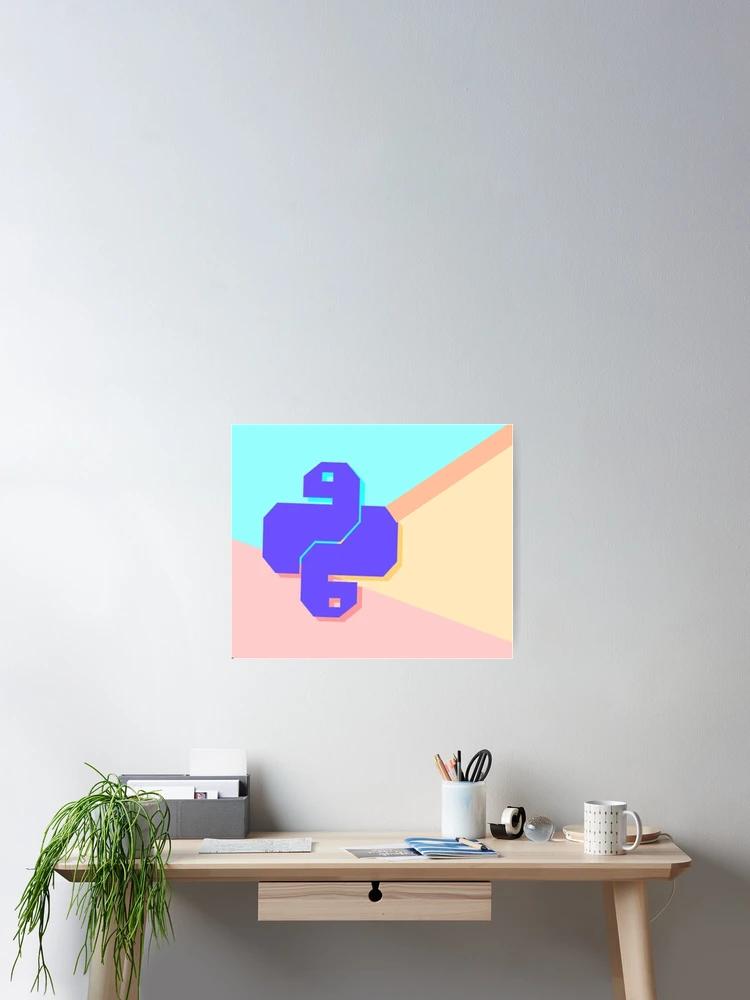Thumbnail 2 of 3, Poster, python lover designed and sold by CodeCrush.