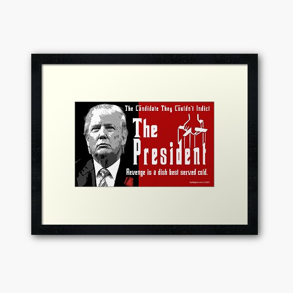 The President Framed Art Print