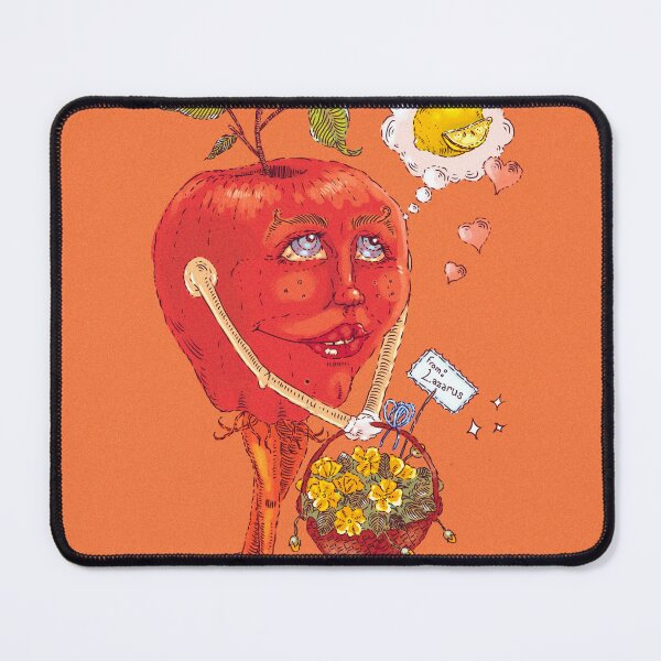 Item preview, Apple Lady Receives Flowers  designed and sold by RonaldBottsArt.
