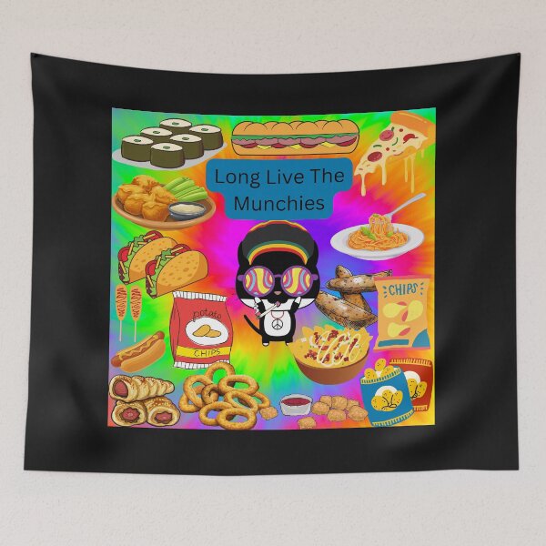 Item preview, Hippie Cat has the munchies  designed and sold by Dragonheart401.
