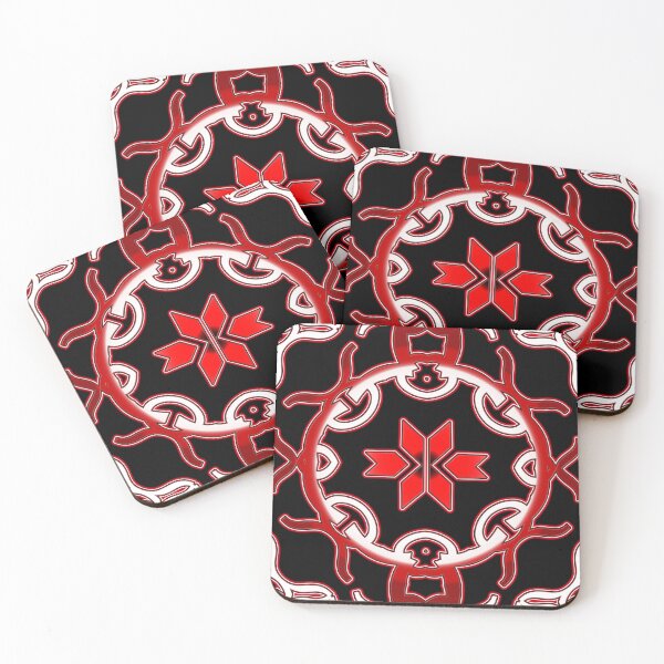 Item preview,   *Funny Unique Geometric Abstract Red White Rabbit Pattern* designed and sold by Ralek.