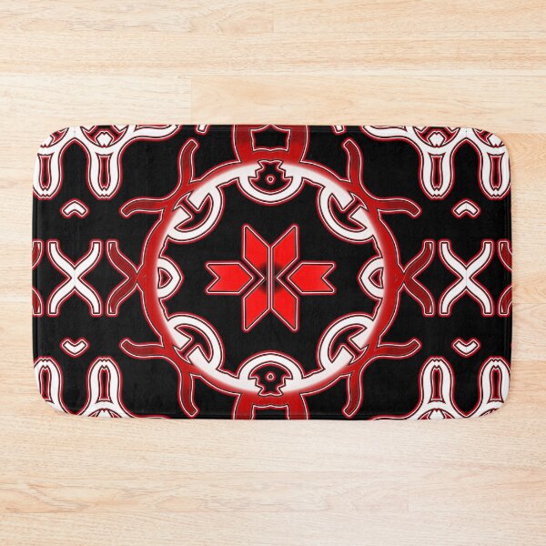 Item preview,   *Funny Unique Geometric Abstract Red White Rabbit Pattern* designed and sold by Ralek.
