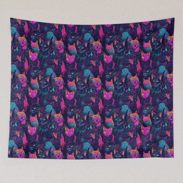 Item preview, Pride of Neon Cats  tile 1 designed and sold by Richard-Y.