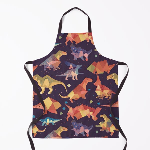 Artikelvorschau, Dino Dots: Origami Dinosaurs in a Vibrant Galactic Pattern entworfen und verkauft von arbaxas.