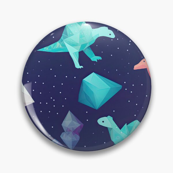 Artikelvorschau, Prehistoric Cosmos: Origami Dinosaurs & Polka-Dotted Galaxy Pattern entworfen und verkauft von arbaxas.