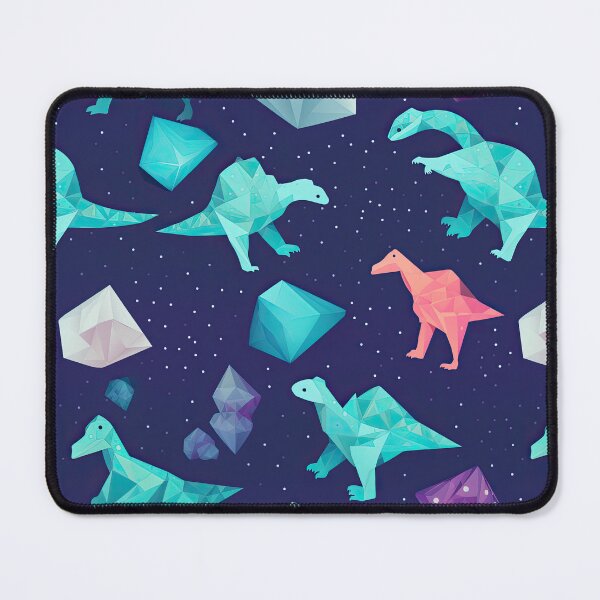 Item preview, Prehistoric Cosmos: Origami Dinosaurs & Polka-Dotted Galaxy Pattern designed and sold by arbaxas.